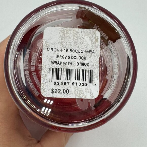 Tervis 16oz "It's 5 O'Clock Somewhere" Margaritaville Cup w/Red Lid NEW - Picture 5 of 6